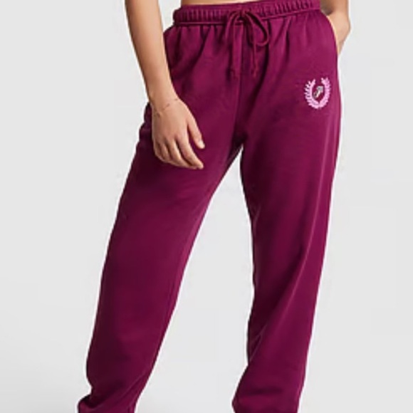 Vs pink ivy fleece relaxed sweatpants magenta pink 
 ivy fleece full zip hoodie - Picture 3 of 8